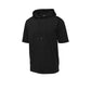 Sport-Tek® Sport-Wick® Fleece Short Sleeve Hooded Pullover - Black