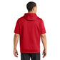 Sport-Tek® Sport-Wick® Fleece Short Sleeve Hooded Pullover - Deep Red