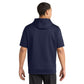 Sport-Tek® Sport-Wick® Fleece Short Sleeve Hooded Pullover - Navy