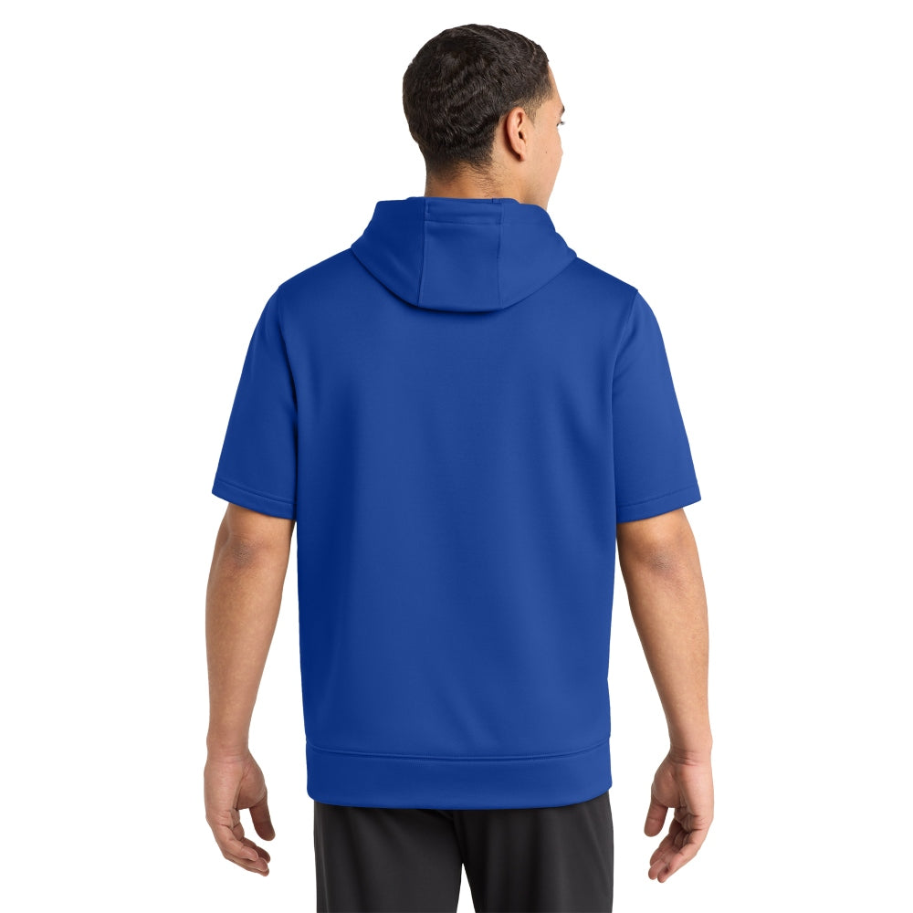 Sport-Tek® Sport-Wick® Fleece Short Sleeve Hooded Pullover - True Royal