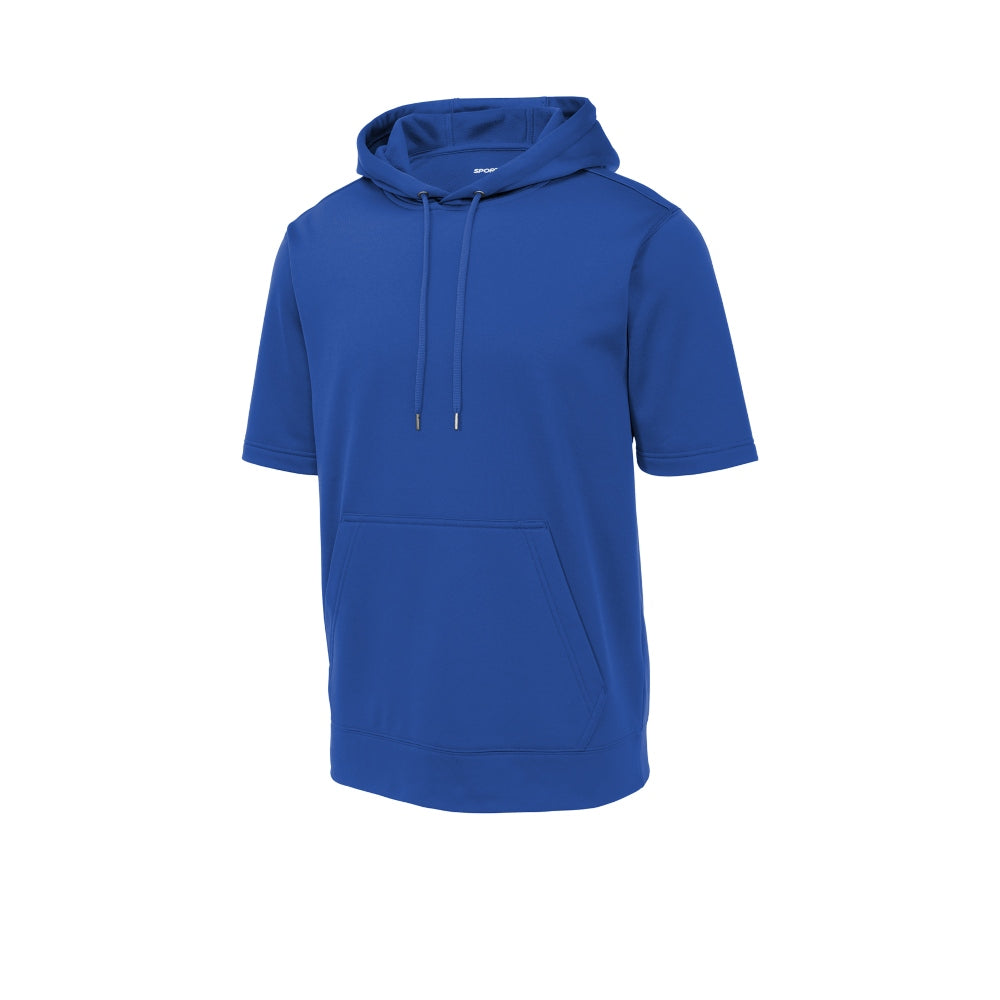 Sport-Tek® Sport-Wick® Fleece Short Sleeve Hooded Pullover - True Royal
