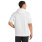 Sport-Tek® Sport-Wick® Fleece Short Sleeve Hooded Pullover - White