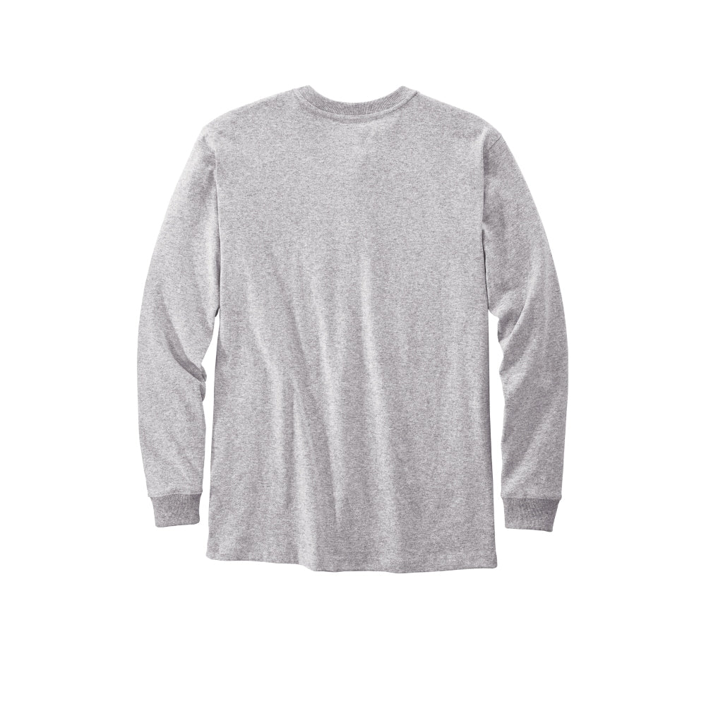 Carhartt® Long Sleeve Henley T-Shirt - Heather Grey