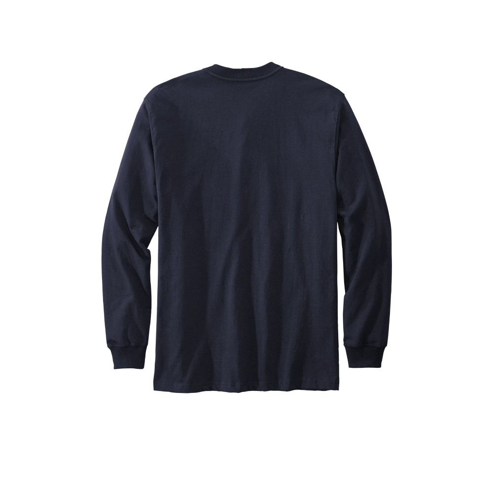 Carhartt® Long Sleeve Henley T-Shirt - Navy