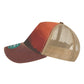 Old Favorite Five-Panel Trucker Cap - OFAFP - Mt Sunset/Maroon/Khaki