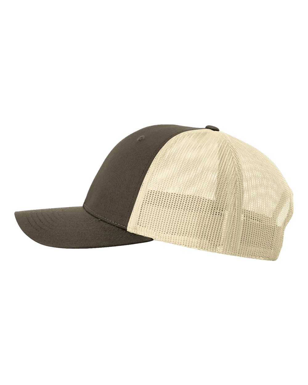 Richardson 115 Low Profile Trucker Cap - Chocolate Chip/Birch