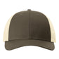 Richardson 115 Low Profile Trucker Cap - Chocolate Chip/Birch