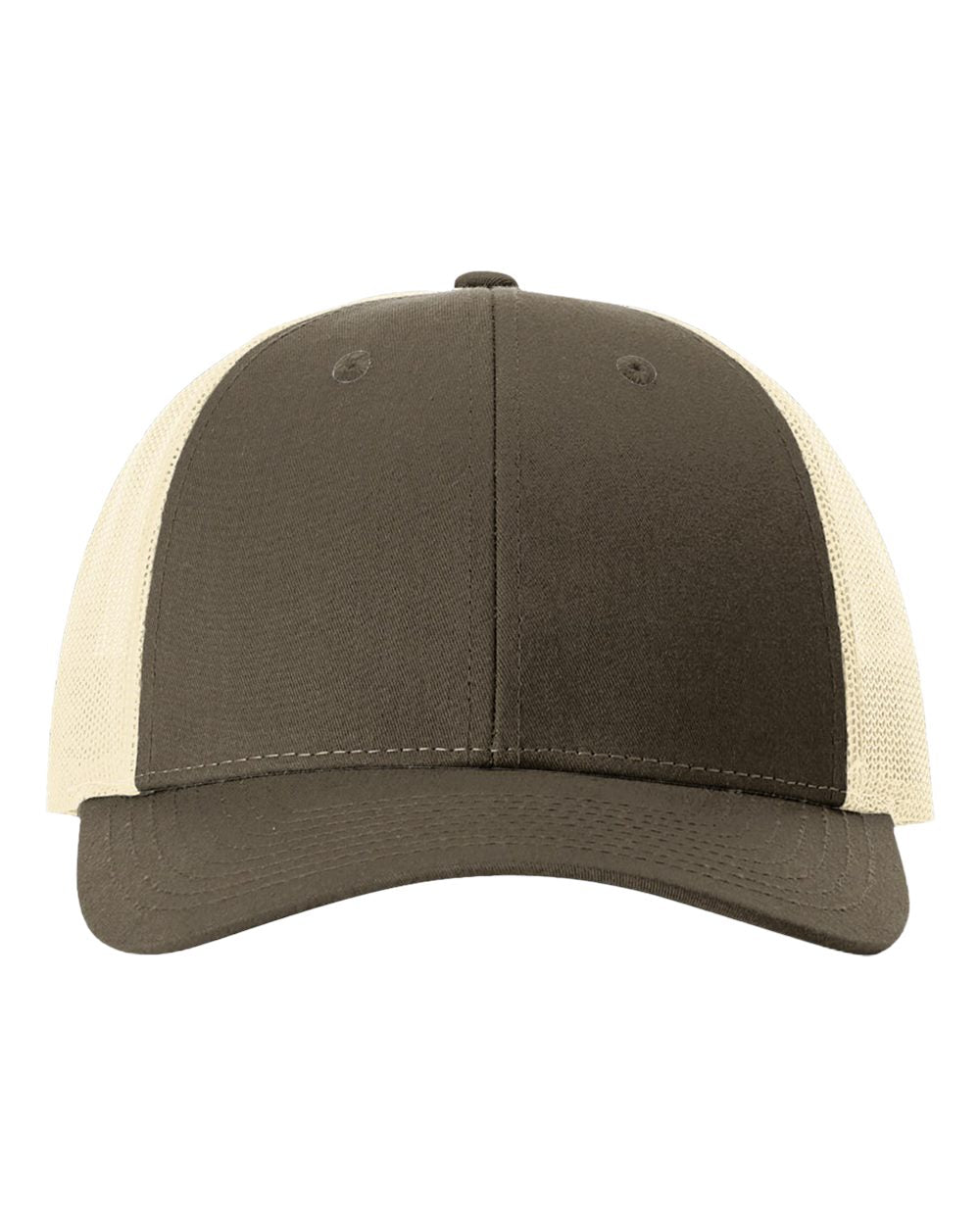 Richardson 115 Low Profile Trucker Cap - Chocolate Chip/Birch