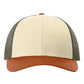 Richardson 115 Low Profile Trucker Cap - Cream/Loden/Green