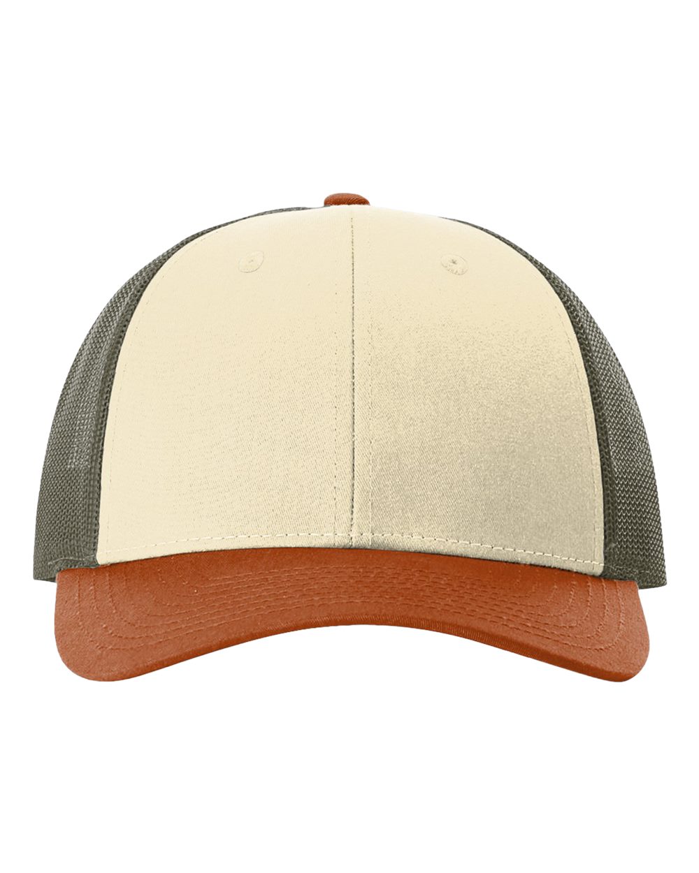 Richardson 115 Low Profile Trucker Cap - Cream/Loden/Green