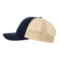 Richardson 115 Low Profile Trucker Cap - Navy/Khaki