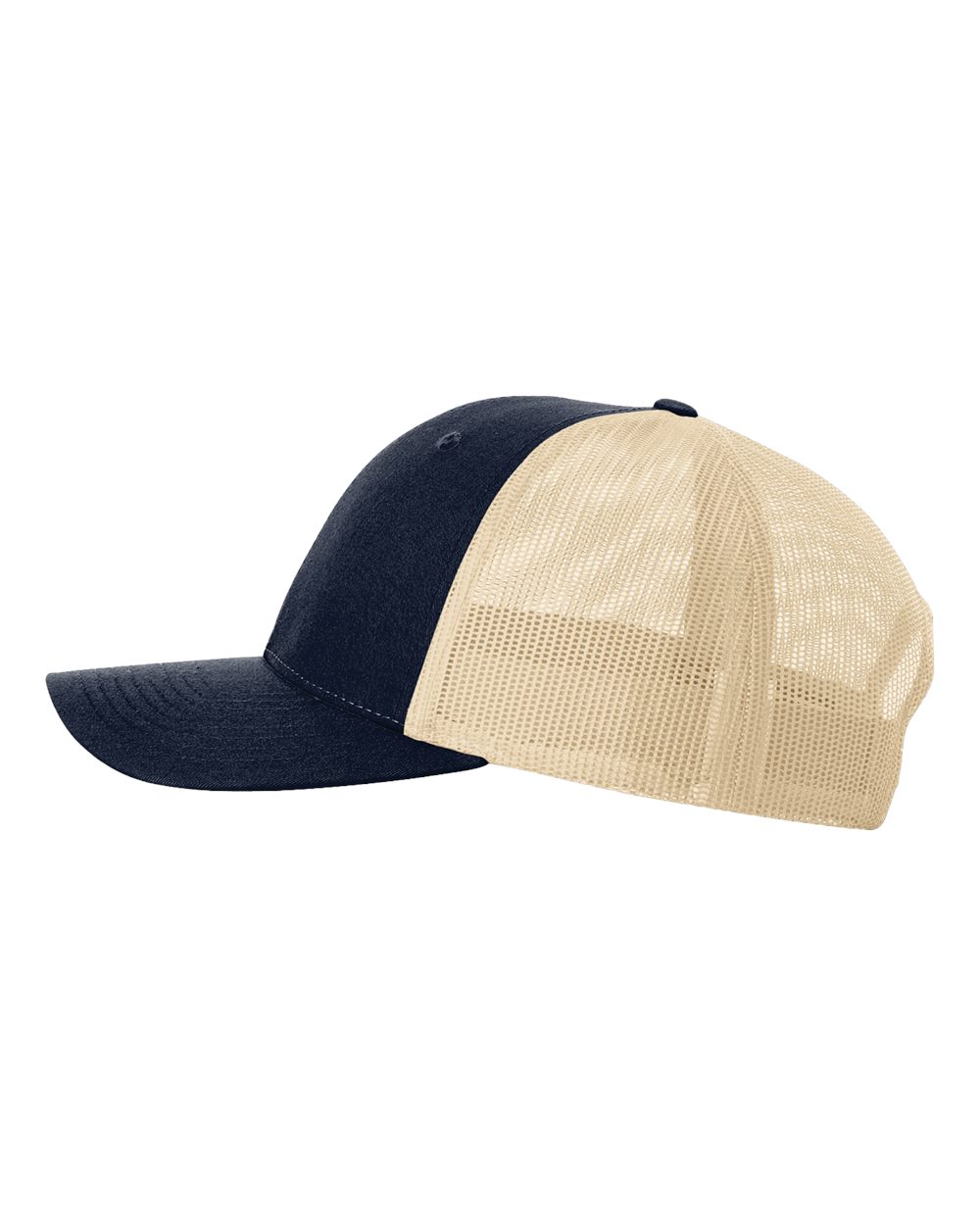 Richardson 115 Low Profile Trucker Cap - Navy/Khaki
