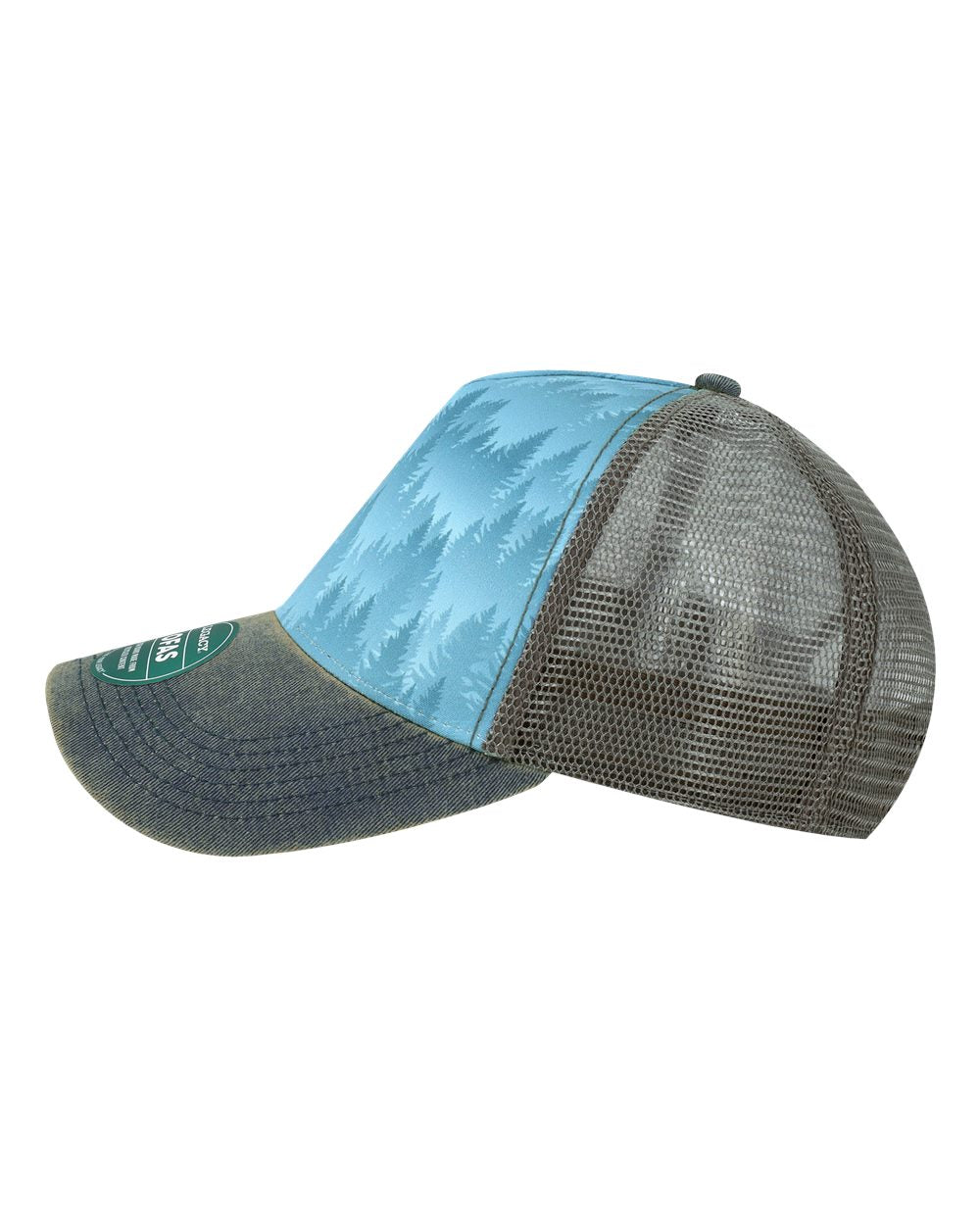 Old Favorite Five-Panel Trucker Cap - OFAFP - Blue Pines