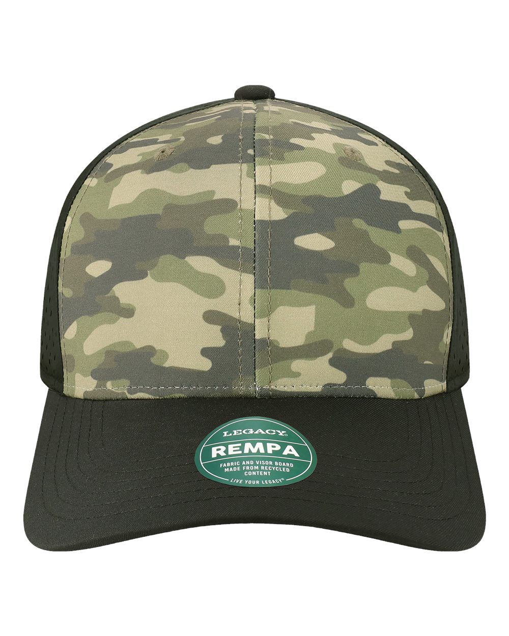 Reclaim Mid-Pro Adjustable Cap - REMPA - Dark Olive Green/Black