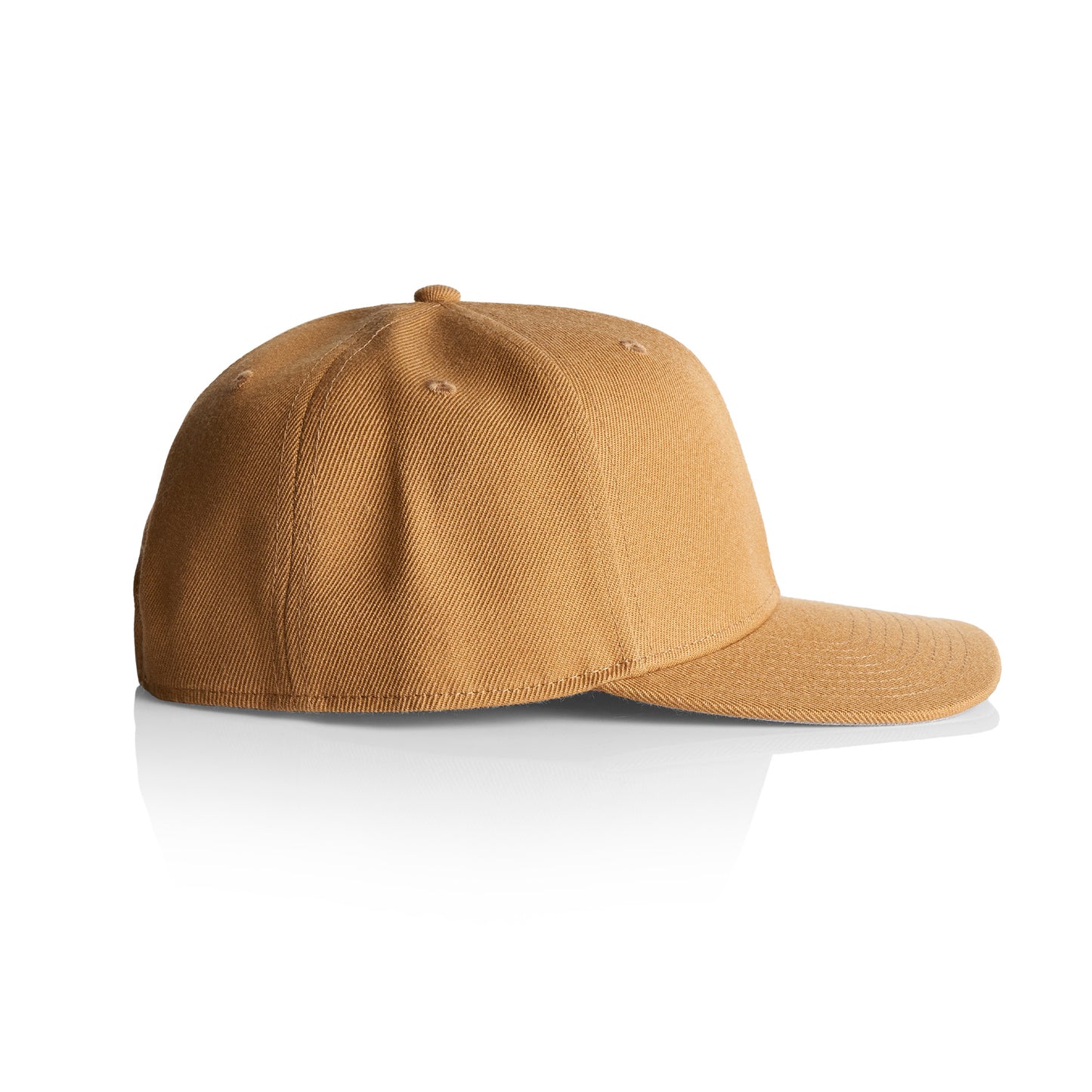High Profile Snapback Cap - Camel