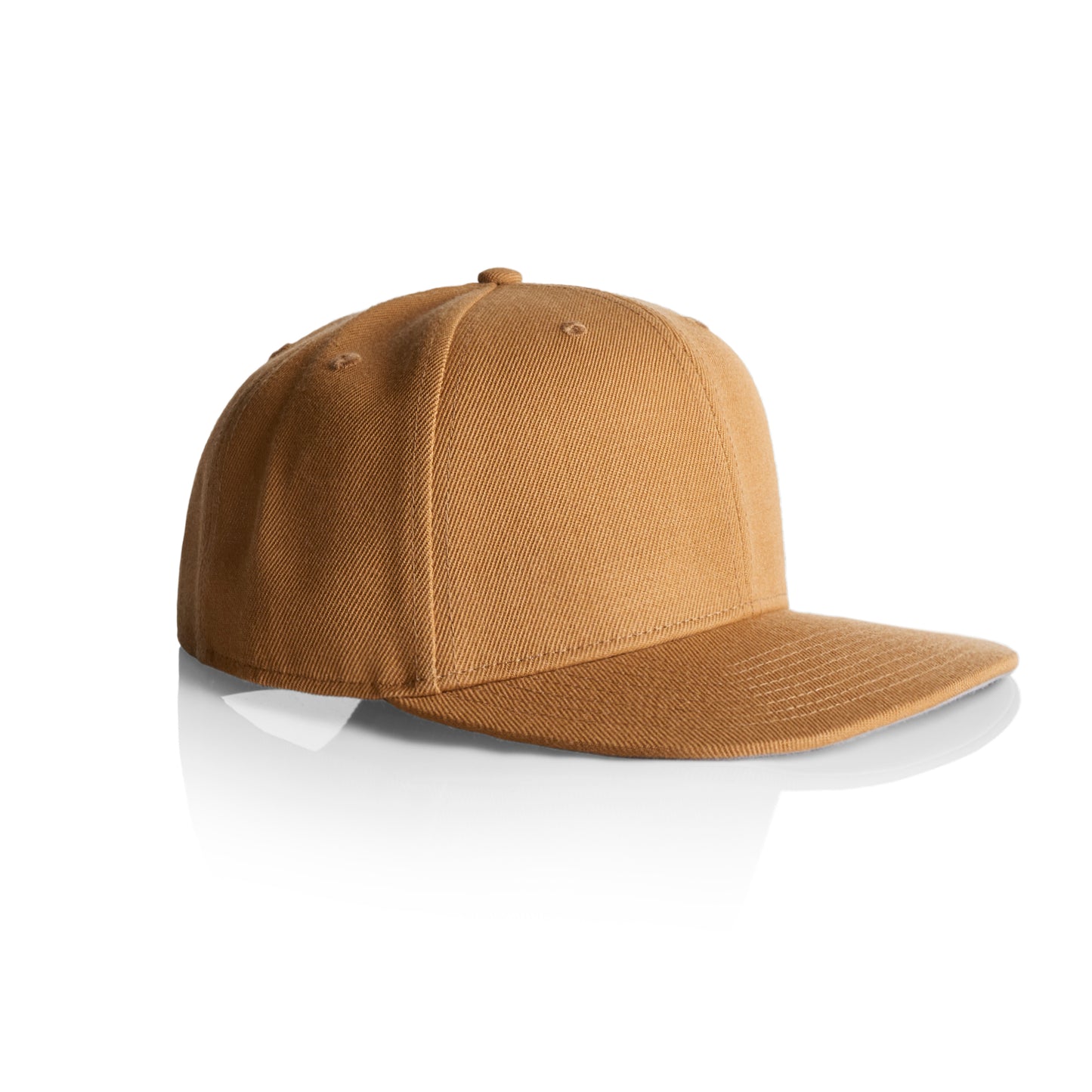 High Profile Snapback Cap - Camel