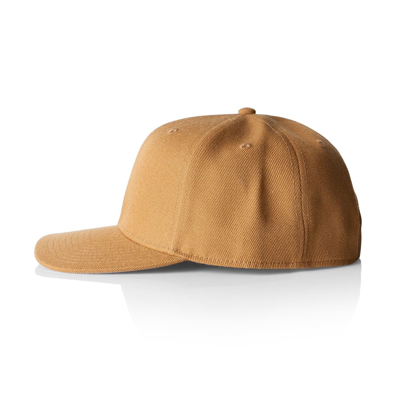 High Profile Snapback Cap - Camel