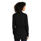 Port Authority® Women's Microterry Cardigan - Deep Black