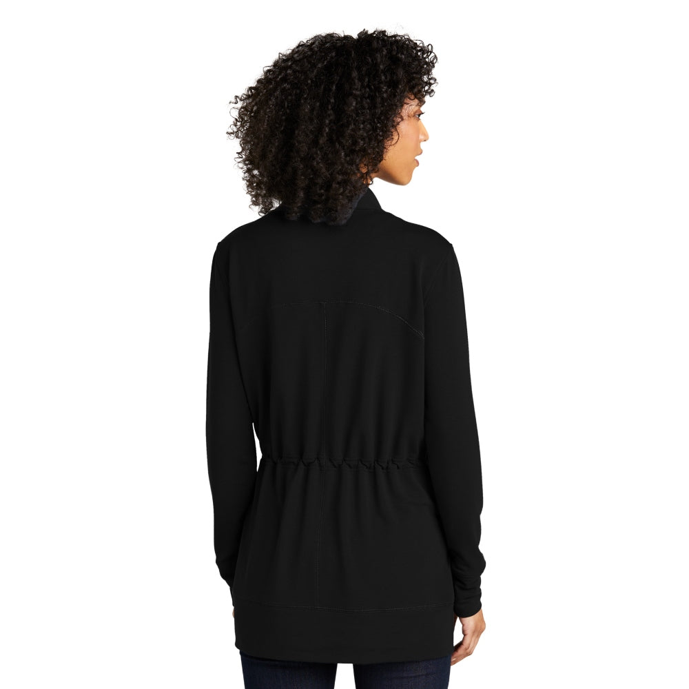 Port Authority® Women's Microterry Cardigan - Deep Black