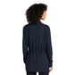 Port Authority® Women's Microterry Cardigan - River Blue Navy
