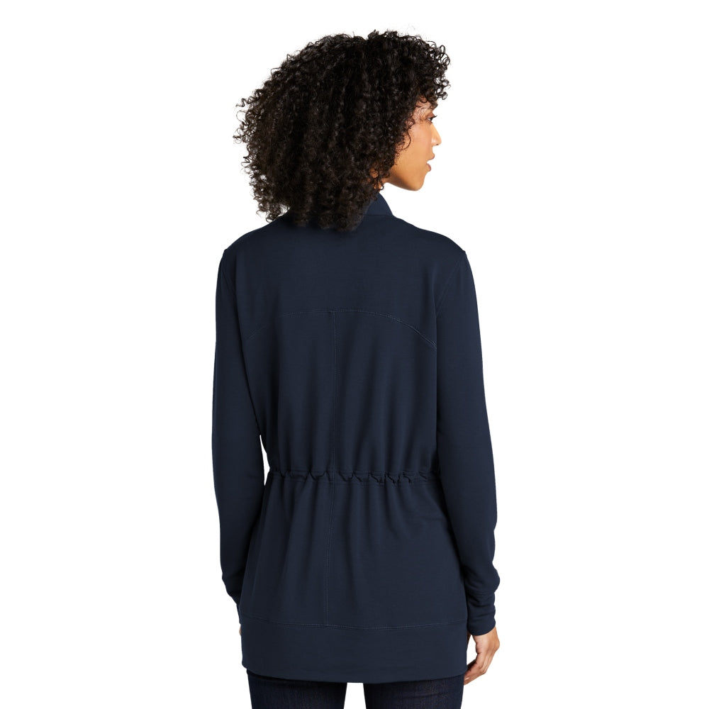 Port Authority® Women's Microterry Cardigan - River Blue Navy