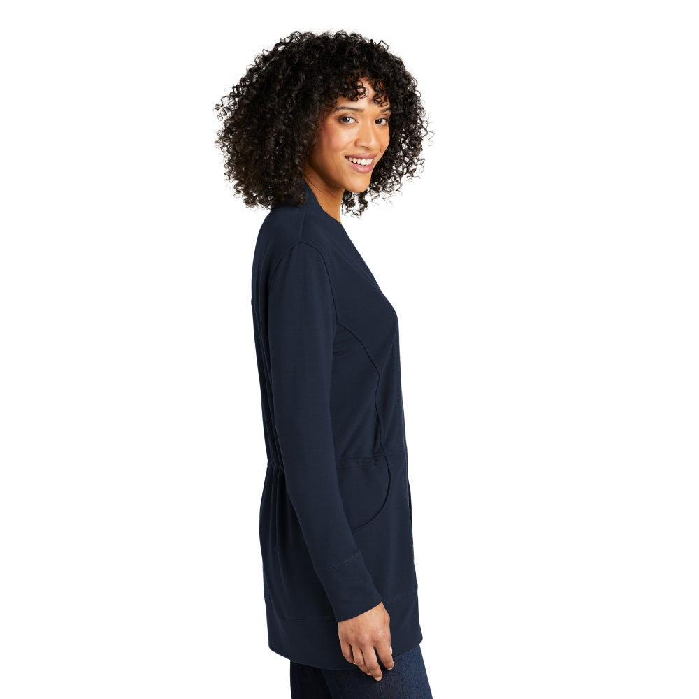 Port Authority® Women's Microterry Cardigan - River Blue Navy