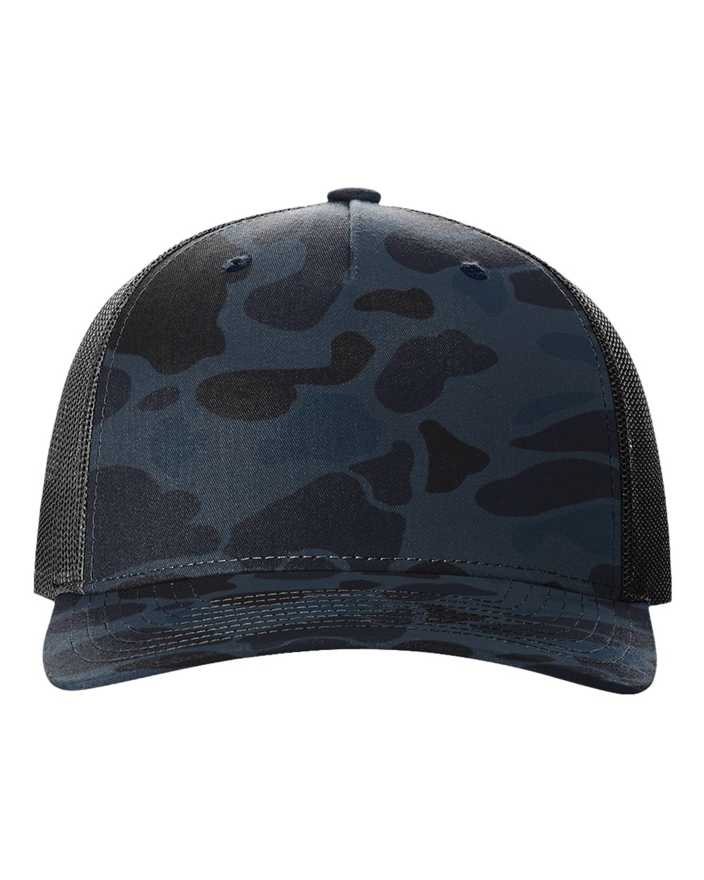Richardson - Five-Panel Printed Trucker Cap - 112PFP - Admiral Duck Camo/ Black