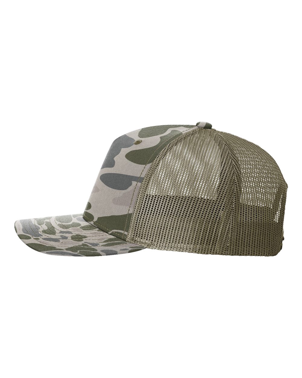 Richardson - Five-Panel Printed Trucker Cap - 112PFP - Marsh Duck Camo/ Loden