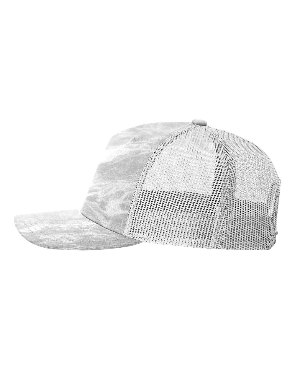 Richardson - Five-Panel Printed Trucker Cap - 112PFP - Mossy Oak Elements Bonefish/ Light Grey