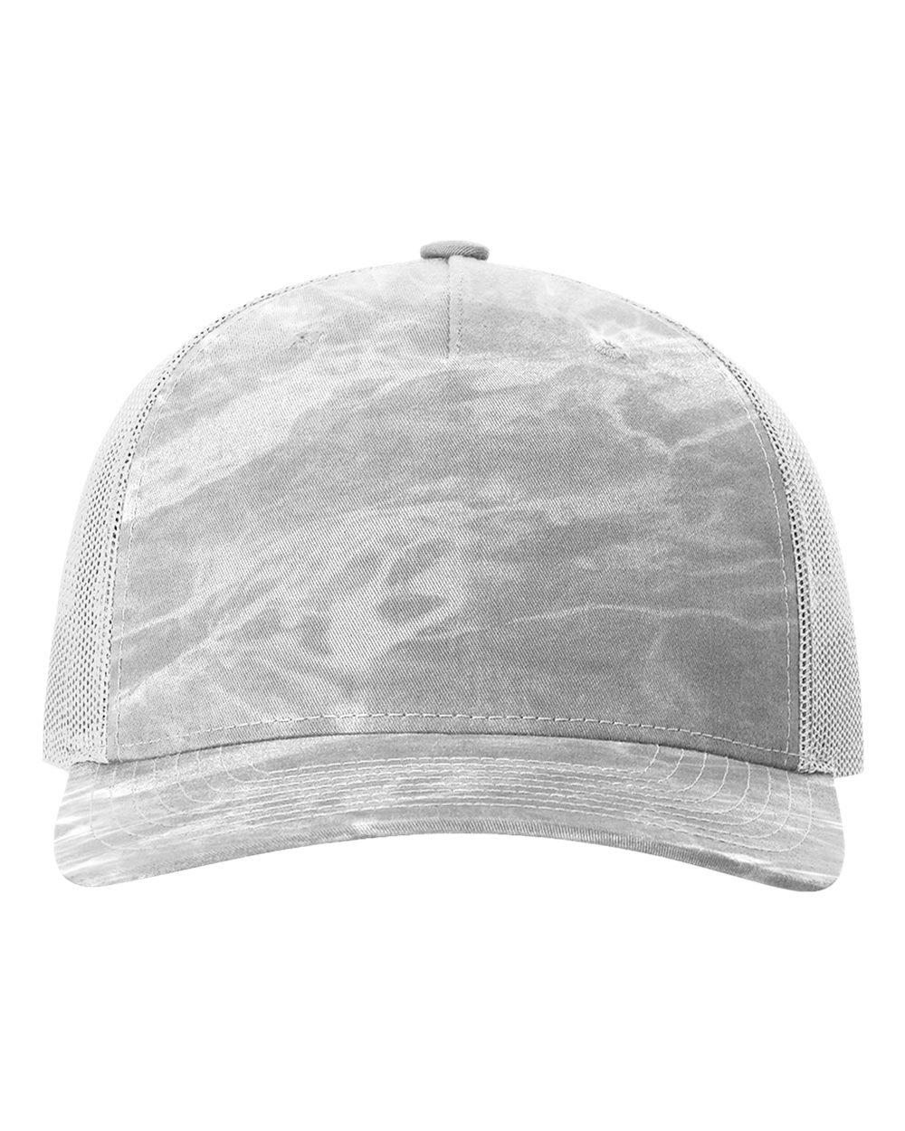 Richardson - Five-Panel Printed Trucker Cap - 112PFP - Mossy Oak Elements Bonefish/ Light Grey