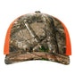 Richardson - Five-Panel Printed Trucker Cap - 112PFP - Realtree Edge/ Neon Orange
