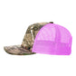 Richardson - Five-Panel Printed Trucker Cap - 112PFP - Realtree Edge/ Neon Pink
