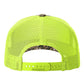 Richardson - Five-Panel Printed Trucker Cap - 112PFP - Realtree Edge/ Neon Yellow