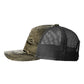 Richardson - Five-Panel Printed Trucker Cap - 112PFP - Realtree Escape/ Black