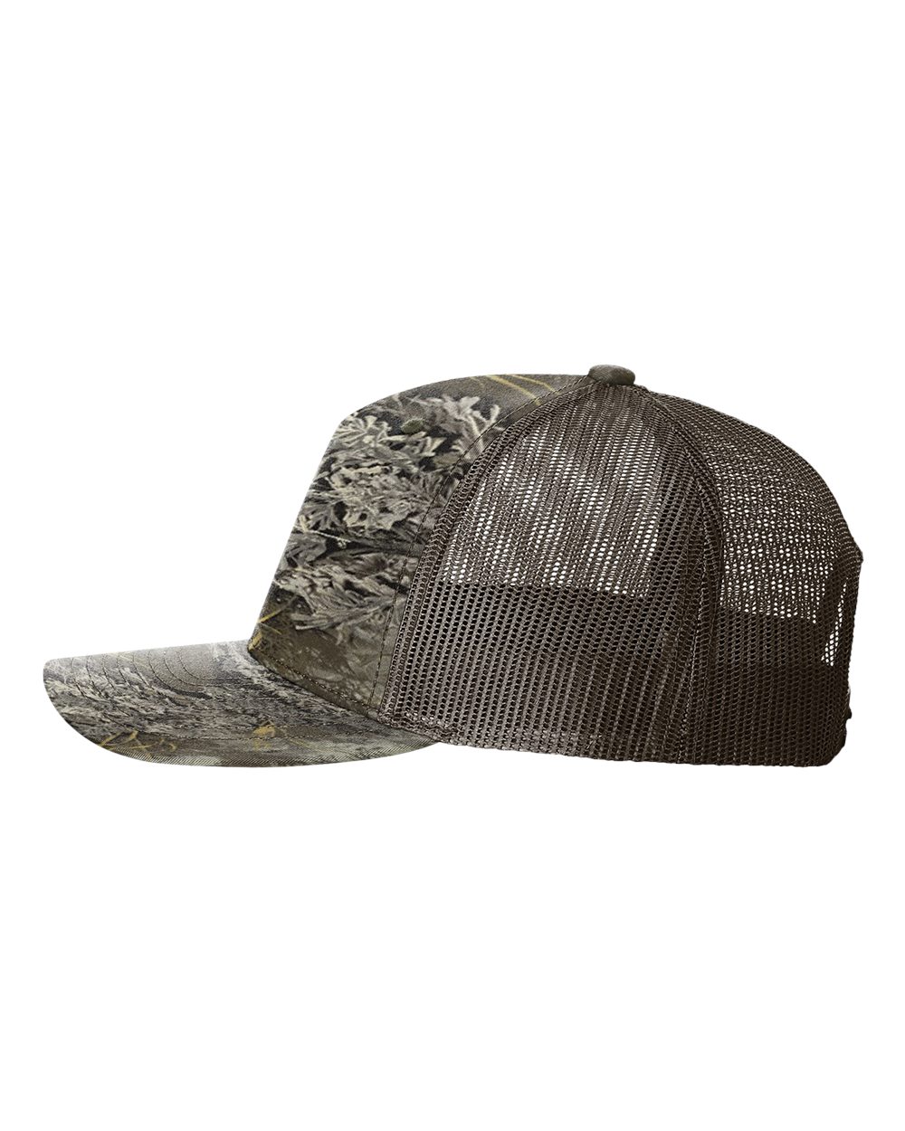 Richardson - Five-Panel Printed Trucker Cap - 112PFP - Realtree Max-1/ Brown