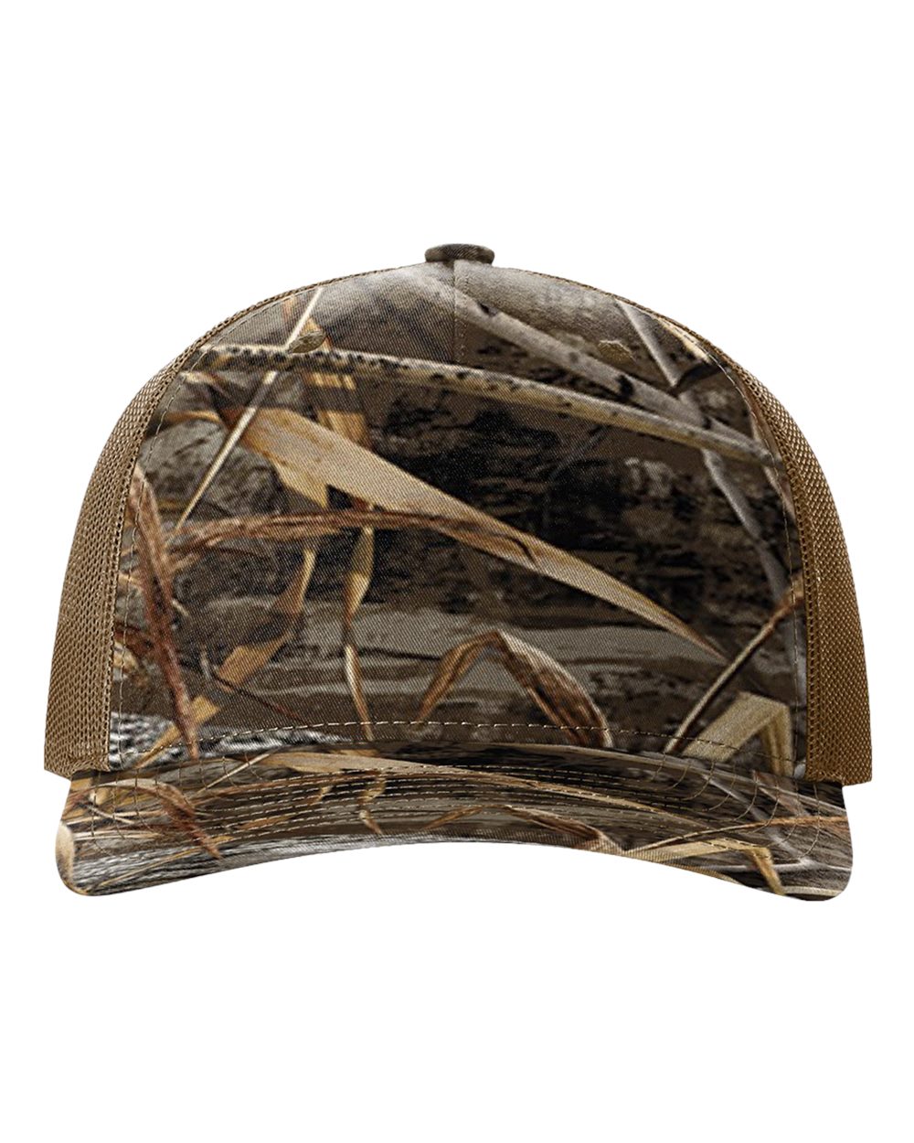 Richardson - Five-Panel Printed Trucker Cap - 112PFP - Realtree Max-7/ Buck