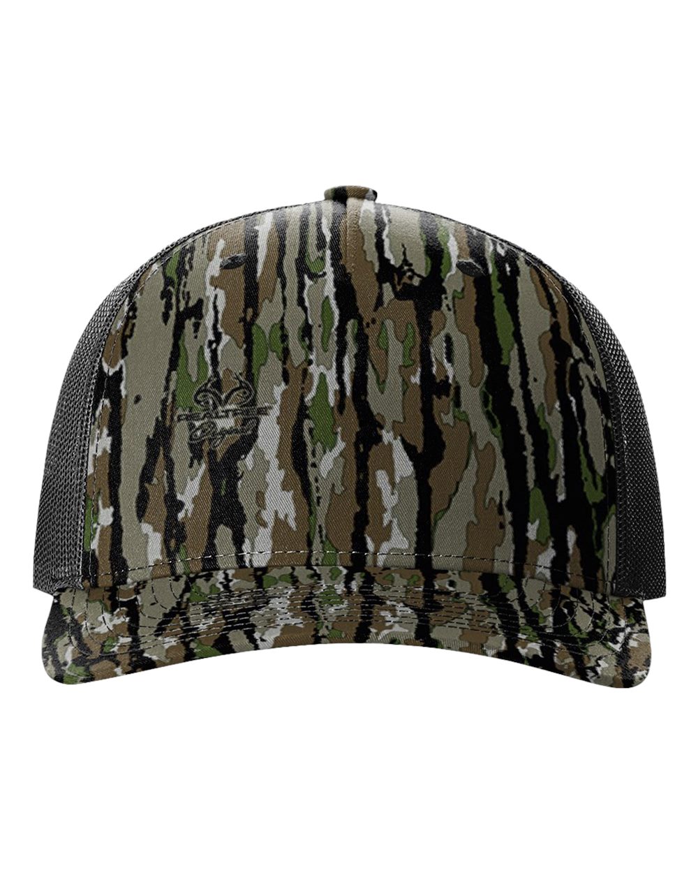 Richardson - Five-Panel Printed Trucker Cap - 112PFP - Realtree Original/ Black