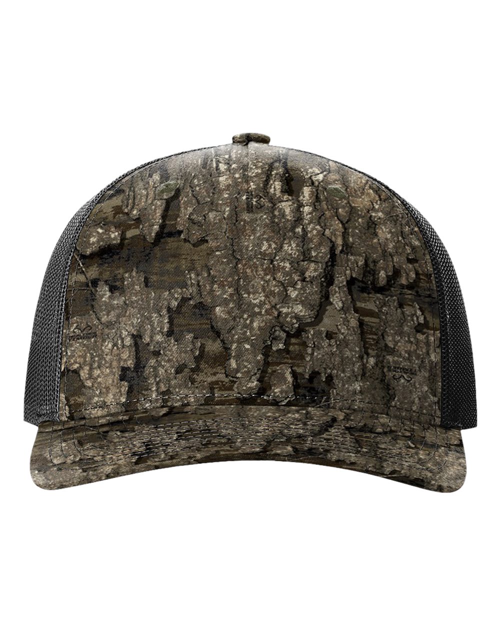 Richardson - Five-Panel Printed Trucker Cap - 112PFP - Realtree Timber/ Black