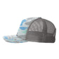 Richardson - Five-Panel Printed Trucker Cap - 112PFP - Saltwater Duck Camo/ Charcoal
