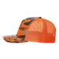 Richardson - Five-Panel Printed Trucker Cap - 112PFP - Blaze Duck Camo/ Blaze