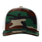 Richardson - Five-Panel Printed Trucker Cap - 112PFP - Green Camo/ White