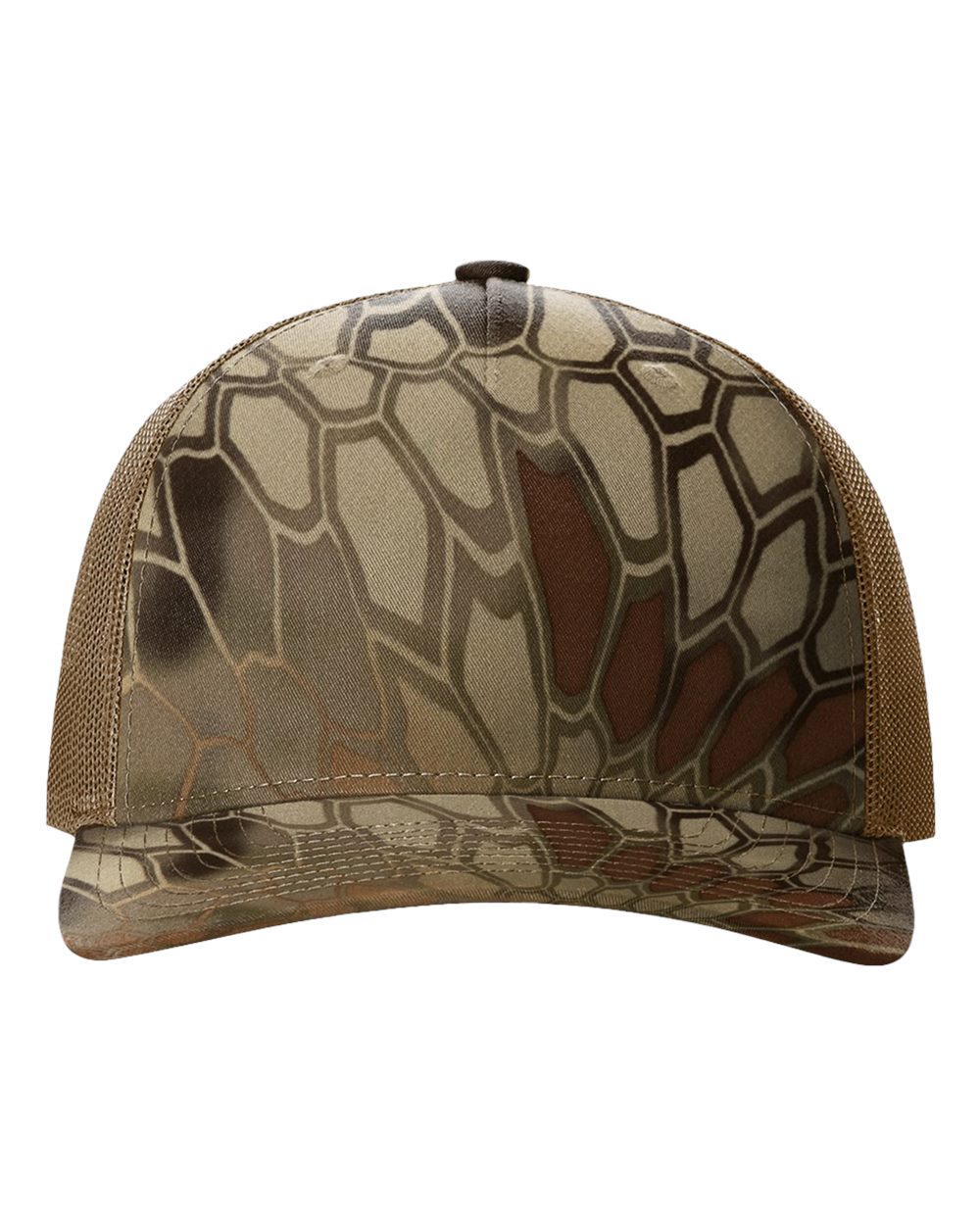 Richardson - Five-Panel Printed Trucker Cap - 112PFP - Kryptek Highlander/ Buck