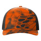 Richardson - Five-Panel Printed Trucker Cap - 112PFP - Kryptek Inferno/ Black