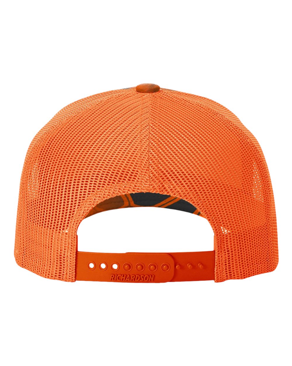 Richardson - Five-Panel Printed Trucker Cap - 112PFP - Kryptek Inferno/ Blaze Orange
