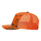 Richardson - Five-Panel Printed Trucker Cap - 112PFP - Kryptek Inferno/ Blaze Orange
