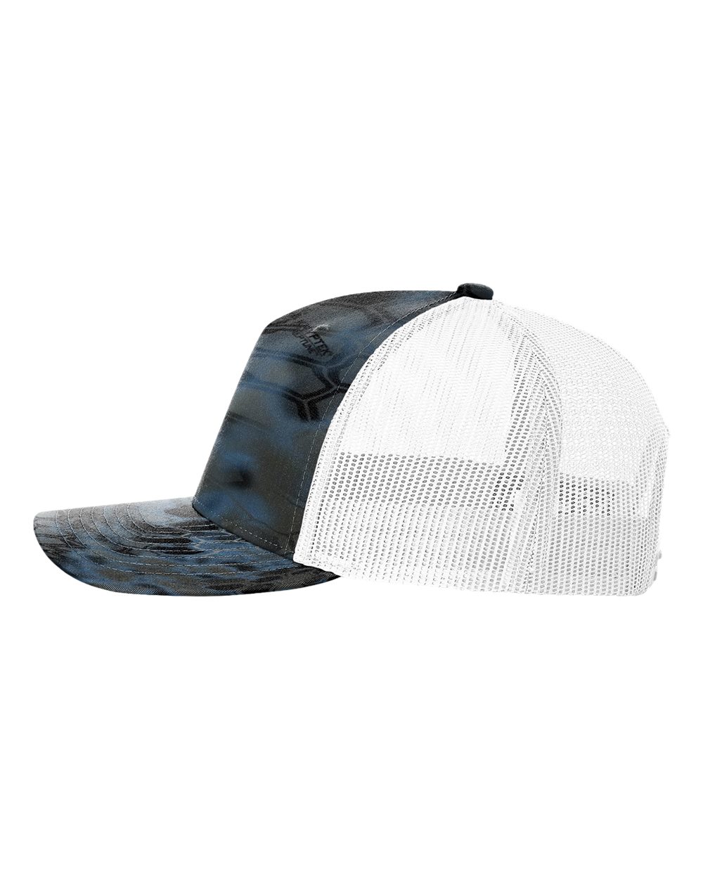 Richardson - Five-Panel Printed Trucker Cap - 112PFP - Kryptek Neptune/ White