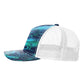 Richardson - Five-Panel Printed Trucker Cap - 112PFP - Kryptek Pontus/ White