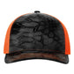 Richardson - Five-Panel Printed Trucker Cap - 112PFP - Kryptek Typhon/ Neon Orange