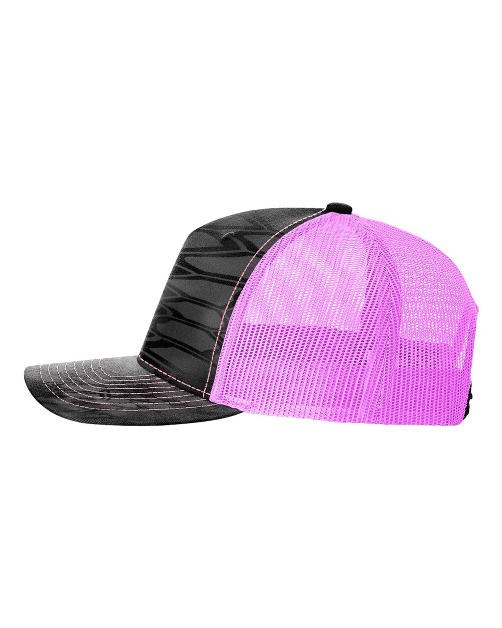 Richardson - Five-Panel Printed Trucker Cap - 112PFP - Kryptek Typhon/ Neon Pink