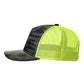 Richardson - Five-Panel Printed Trucker Cap - 112PFP - Kryptek Typhon/ Neon Yellow